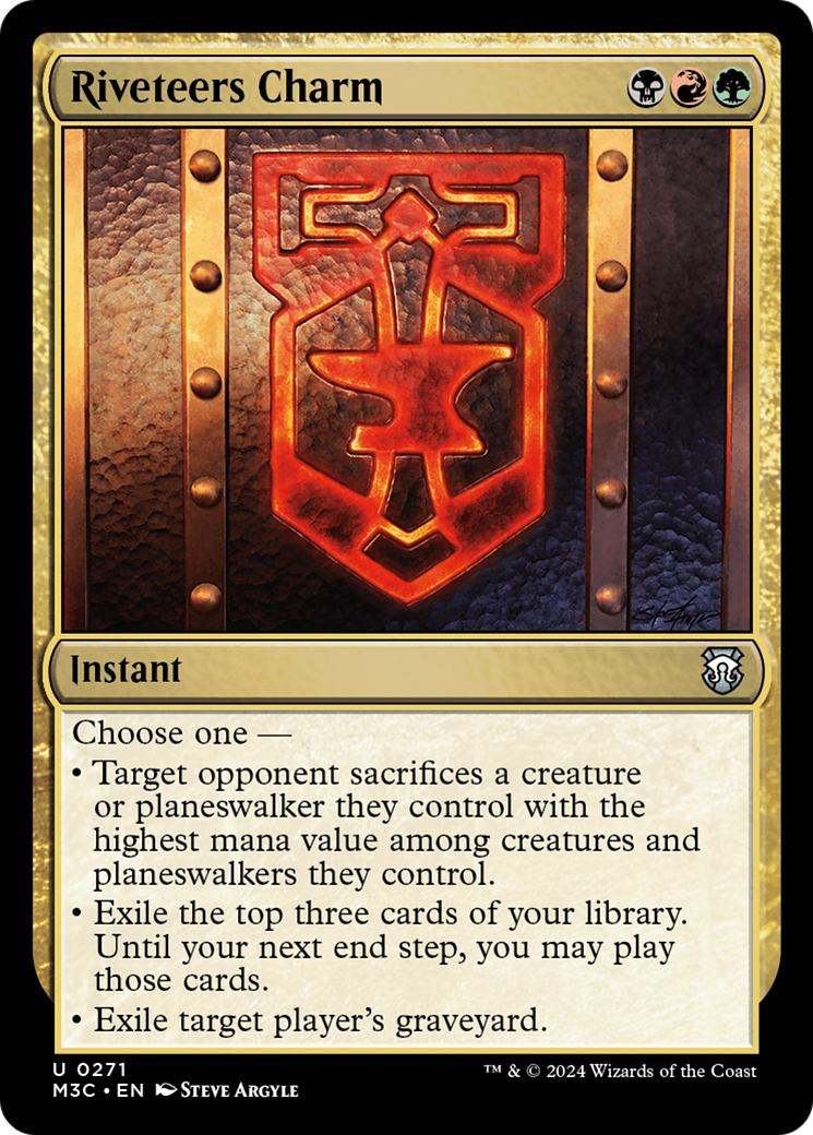 Riveteers Charm (Ripple Foil) [Modern Horizons 3 Commander] | Gaming Infinity