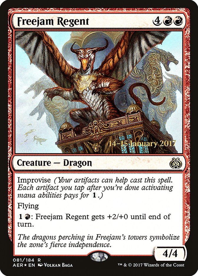 Freejam Regent [Aether Revolt Prerelease Promos] | Gaming Infinity