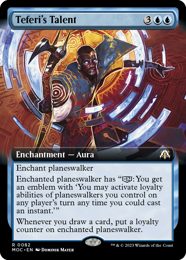 Teferi's Talent (Extended Art) [March of the Machine Commander] | Gaming Infinity