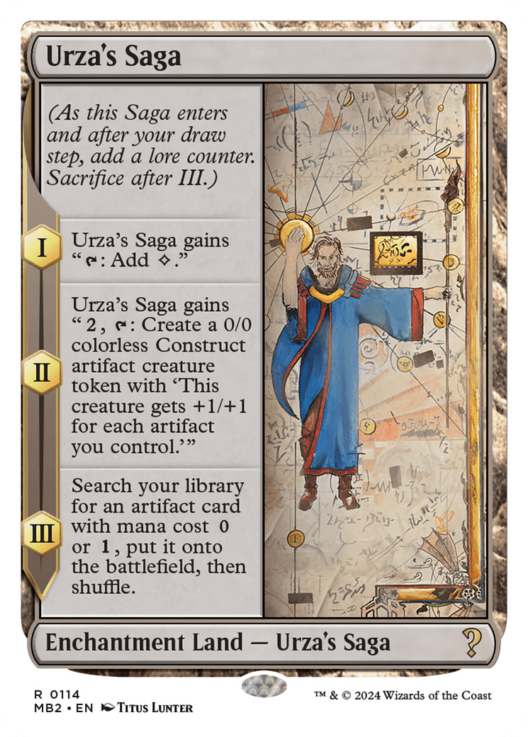 Urza's Saga (White Border) [Mystery Booster 2] | Gaming Infinity