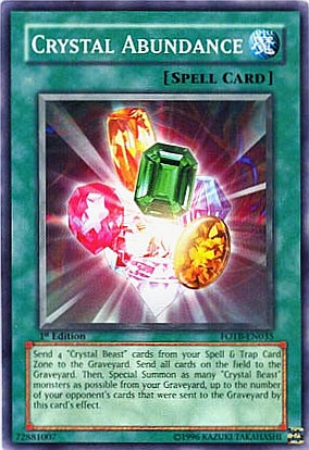 Crystal Abundance [FOTB-EN035] Common | Gaming Infinity