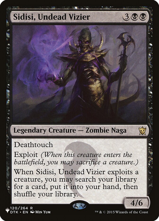 Sidisi, Undead Vizier [The List] | Gaming Infinity