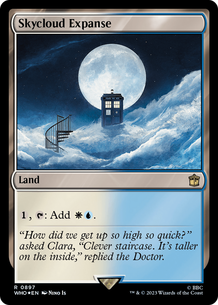 Skycloud Expanse (Surge Foil) [Doctor Who] | Gaming Infinity