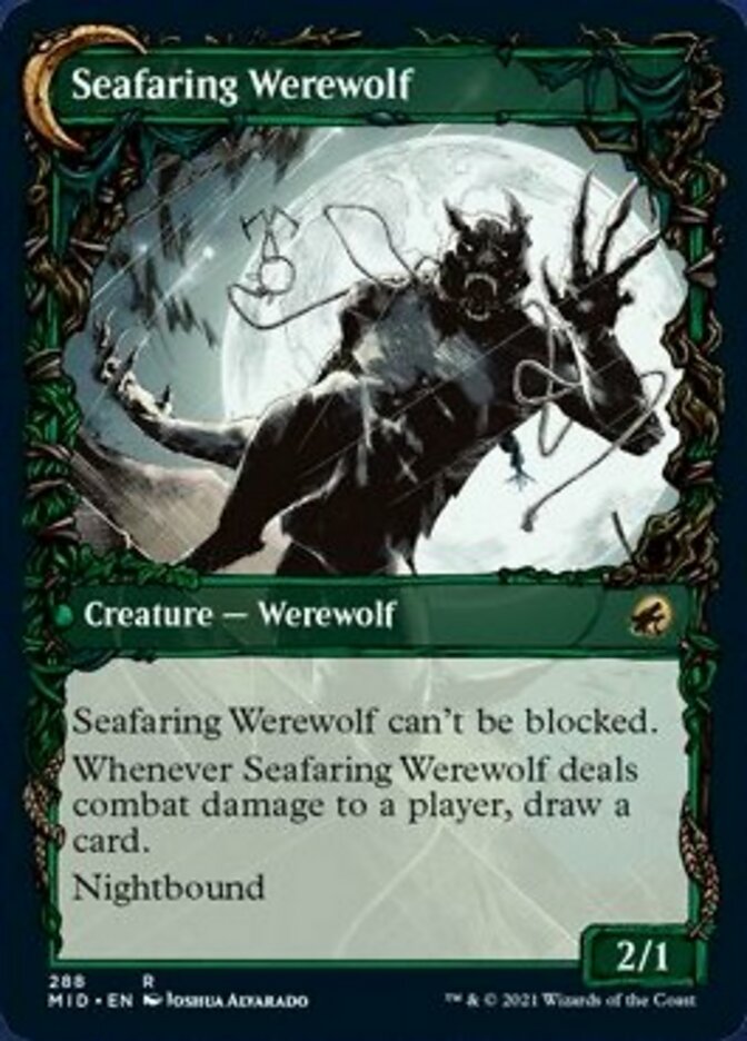 Suspicious Stowaway // Seafaring Werewolf (Showcase Equinox) [Innistrad: Midnight Hunt] | Gaming Infinity