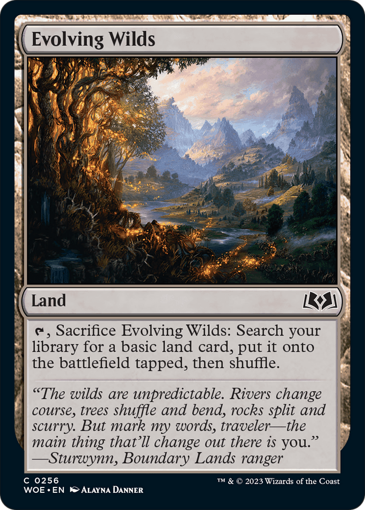 Evolving Wilds [Wilds of Eldraine] | Gaming Infinity