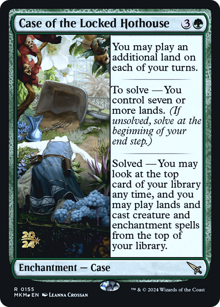 Case of the Locked Hothouse [Murders at Karlov Manor Prerelease Promos] | Gaming Infinity