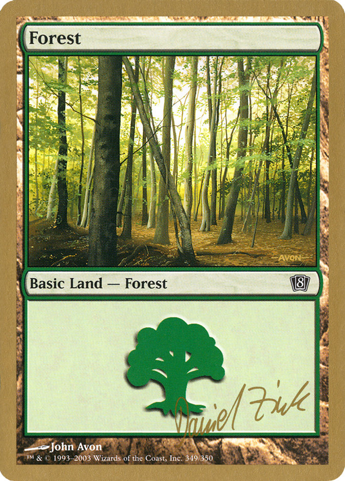 Forest (dz349) (Daniel Zink) [World Championship Decks 2003] | Gaming Infinity