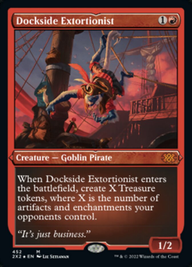 Dockside Extortionist (Foil Etched) [Double Masters 2022] | Gaming Infinity