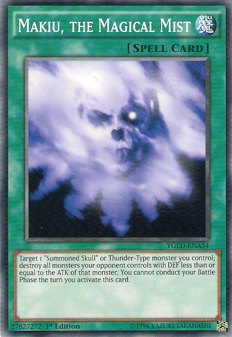 Makiu, the Magical Mist [YGLD-ENA34] Common | Gaming Infinity