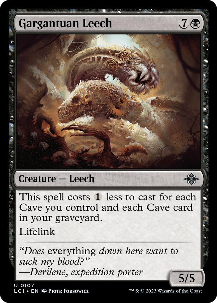 Gargantuan Leech [The Lost Caverns of Ixalan] | Gaming Infinity