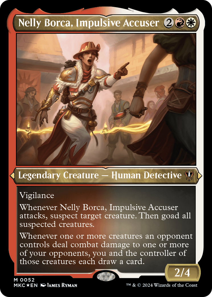 Nelly Borca, Impulsive Accuser (Display Commander) [Murders at Karlov Manor Commander] | Gaming Infinity