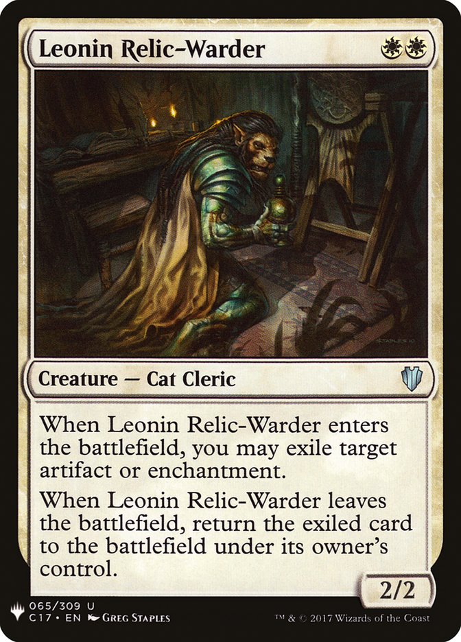 Leonin Relic-Warder [Mystery Booster] | Gaming Infinity