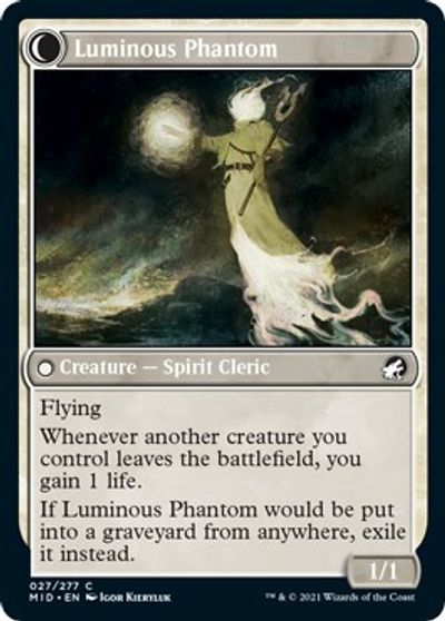 Lunarch Veteran // Luminous Phantom [Innistrad: Midnight Hunt] | Gaming Infinity