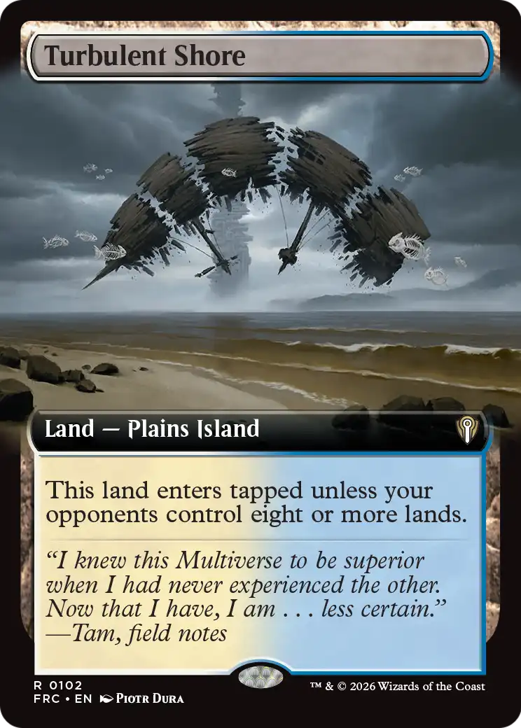 Turbulent Shore (Extended Art) [Reality Fracture Commander] | Gaming Infinity
