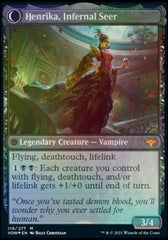 Henrika Domnathi // Henrika, Infernal Seer [Innistrad: Crimson Vow Prerelease Promos] | Gaming Infinity