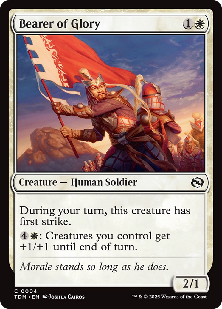 Bearer of Glory [Tarkir: Dragonstorm] | Gaming Infinity
