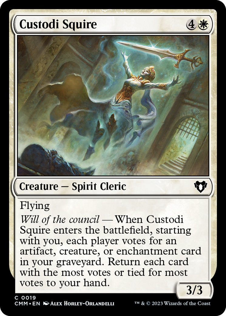 Custodi Squire [Commander Masters] | Gaming Infinity