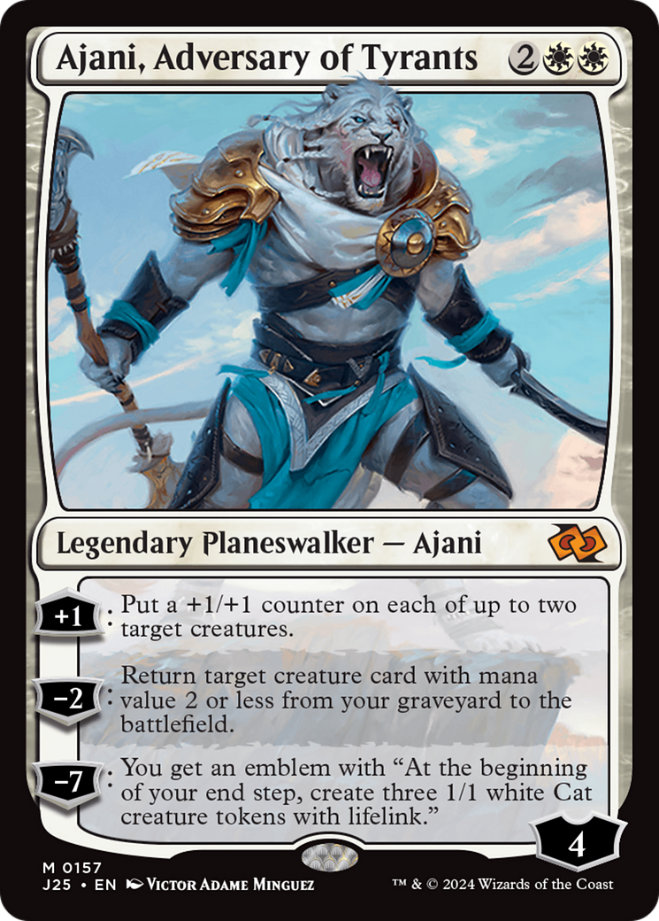 Ajani, Adversary of Tyrants [Foundations Jumpstart] | Gaming Infinity