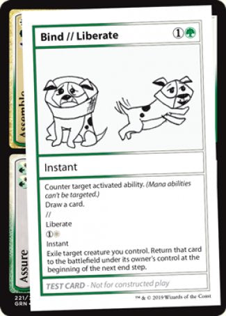 Bind // Liberate (2021 Edition) [Mystery Booster Playtest Cards] | Gaming Infinity
