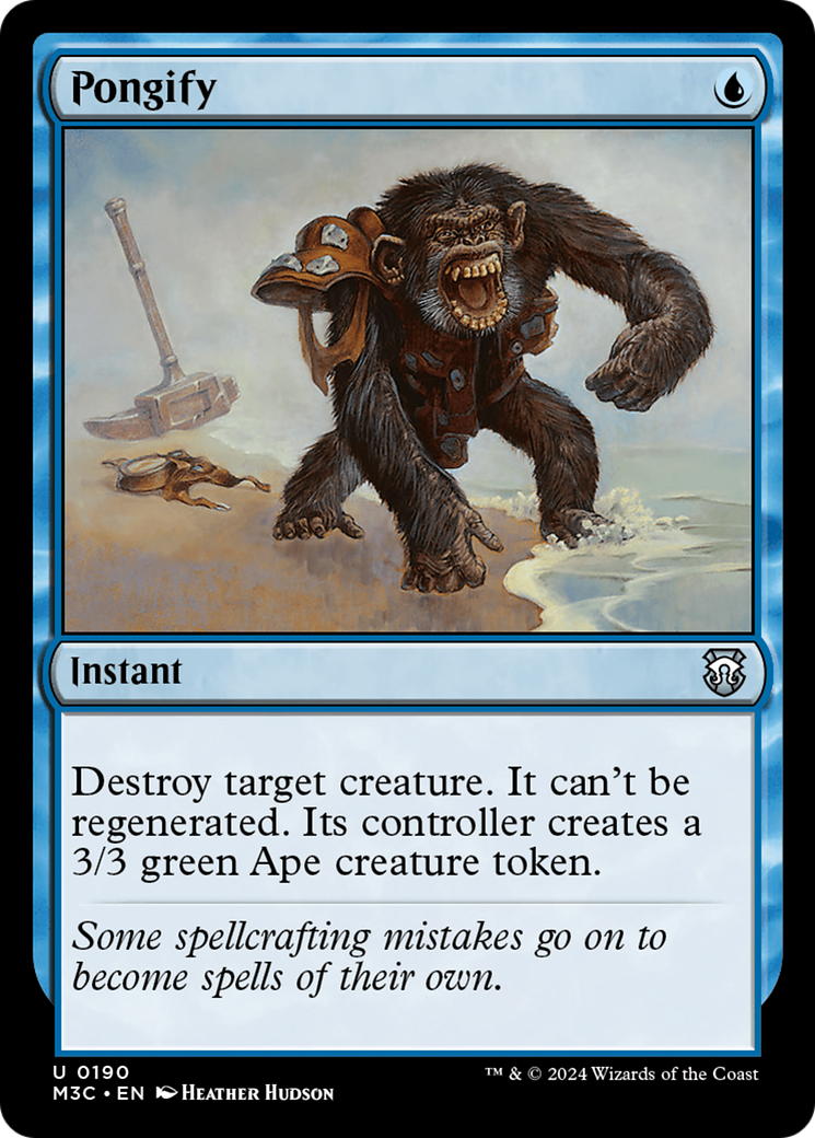 Pongify (Ripple Foil) [Modern Horizons 3 Commander] | Gaming Infinity