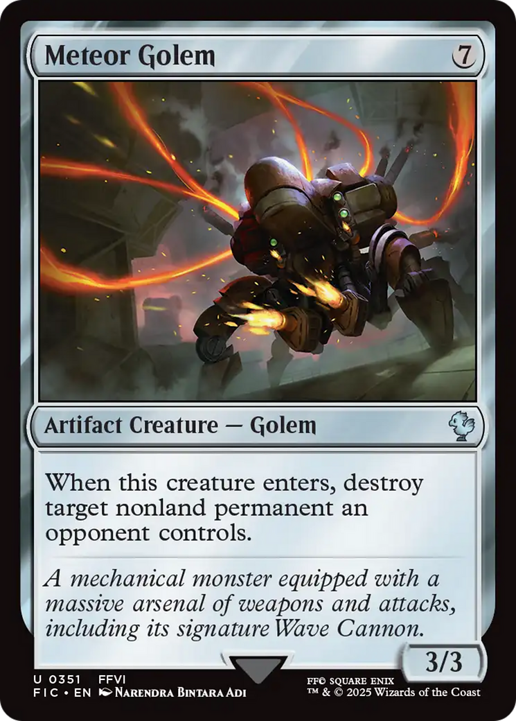 Meteor Golem [FINAL FANTASY Commander] | Gaming Infinity