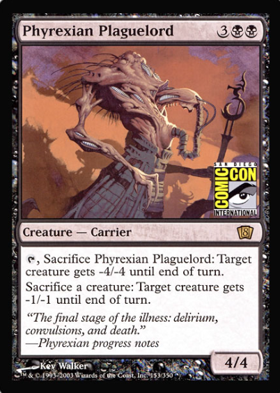 Phyrexian Plaguelord (San Diego Comic Con Oversized) [Oversize Cards] | Gaming Infinity