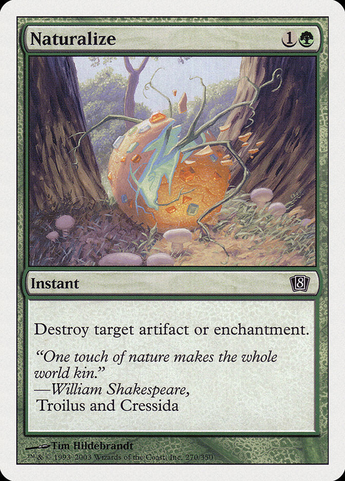 Naturalize (8th Edition) [Oversize Cards] | Gaming Infinity