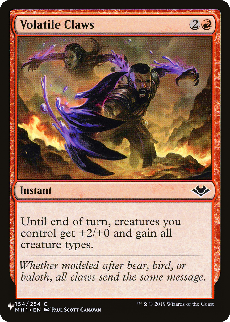 Volatile Claws [The List] | Gaming Infinity
