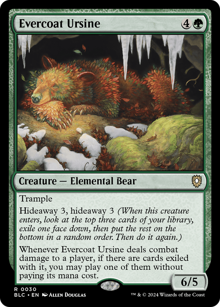 Evercoat Ursine [Bloomburrow Commander] | Gaming Infinity