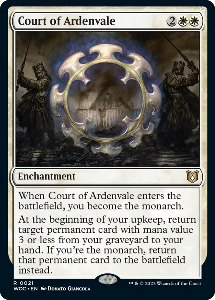 Court of Ardenvale [Wilds of Eldraine Commander] | Gaming Infinity