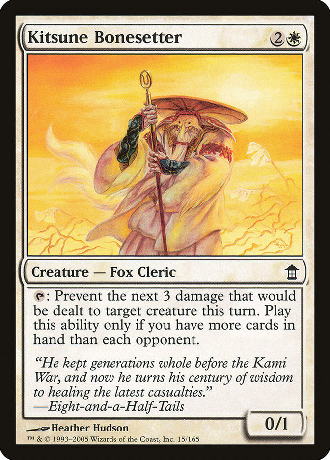 Kitsune Bonesetter [Saviors of Kamigawa] | Gaming Infinity