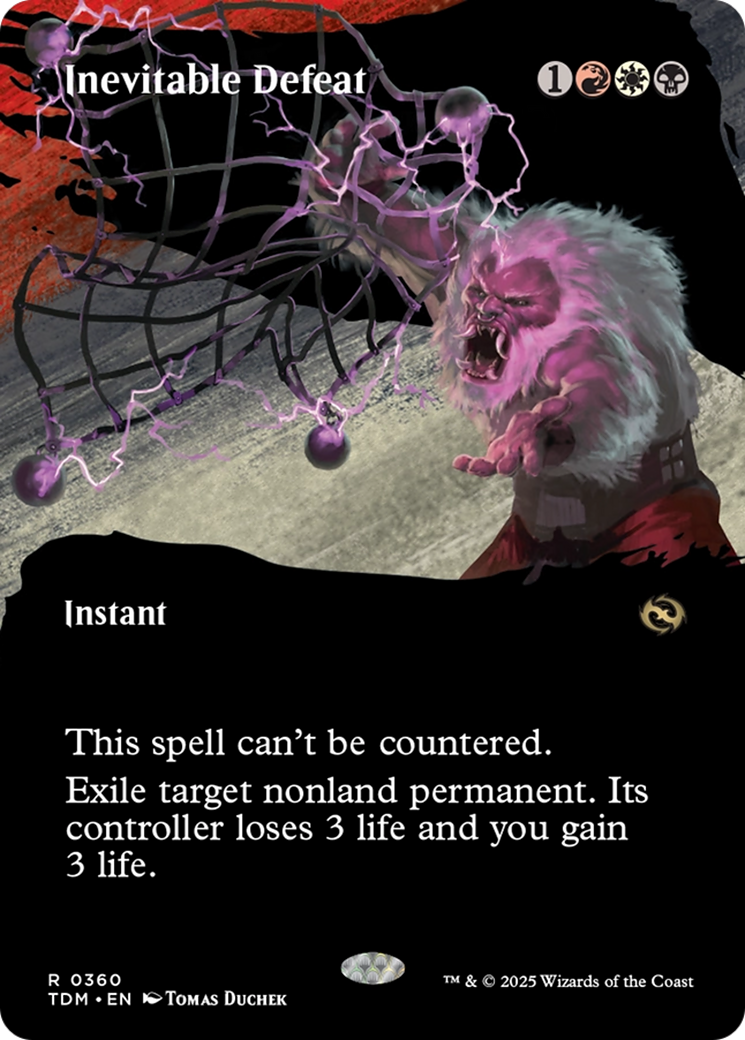 Inevitable Defeat (Borderless) [Tarkir: Dragonstorm] | Gaming Infinity