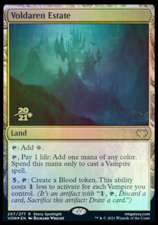 Voldaren Estate [Innistrad: Crimson Vow Prerelease Promos] | Gaming Infinity