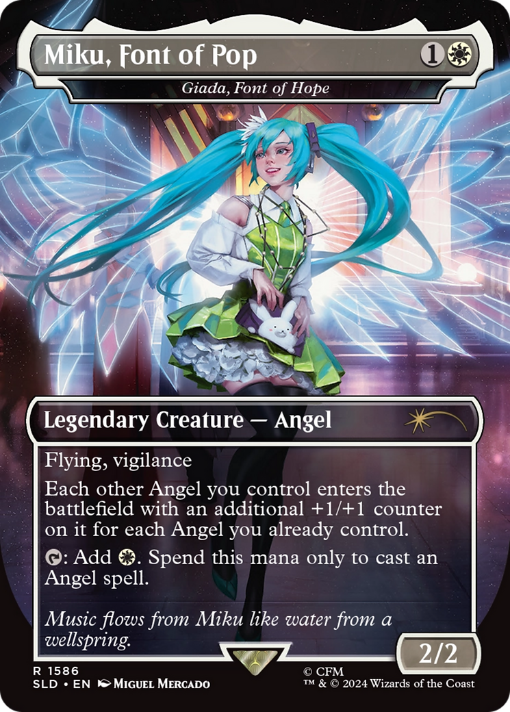 Miku, Font of Pop - Giada, Font of Hope [Secret Lair Drop Series] | Gaming Infinity