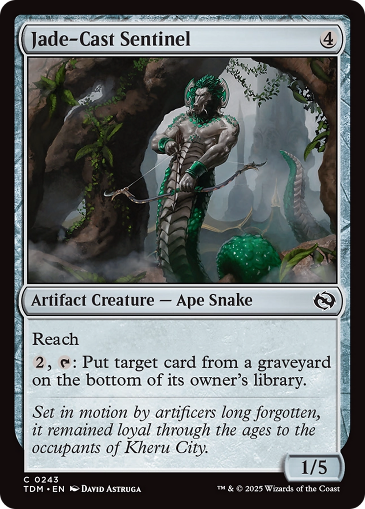 Jade-Cast Sentinel [Tarkir: Dragonstorm] | Gaming Infinity