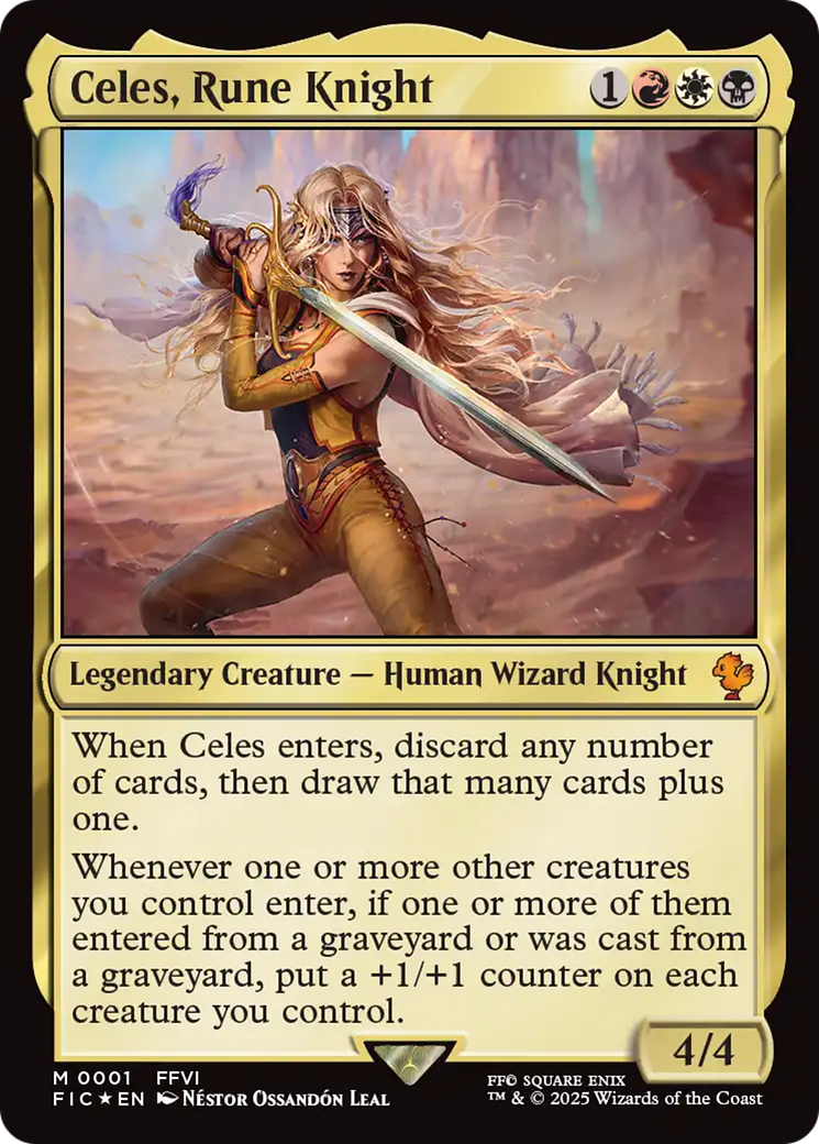 Celes, Rune Knight (0001) [FINAL FANTASY Commander] | Gaming Infinity