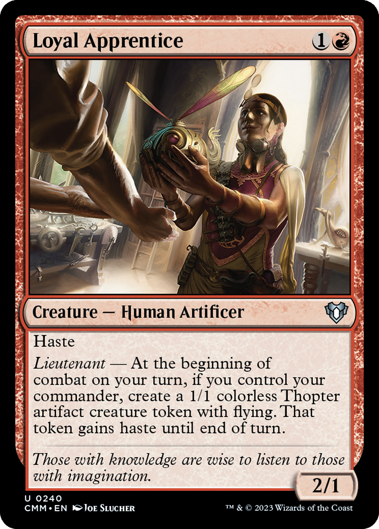 Loyal Apprentice [Commander Masters] | Gaming Infinity