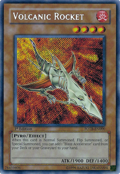 Volcanic Rocket [FOTB-EN000] Secret Rare | Gaming Infinity