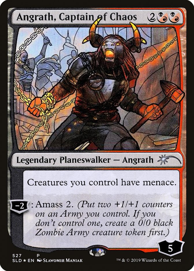 Angrath, Captain of Chaos (Stained Glass) [Secret Lair Drop Promos] | Gaming Infinity