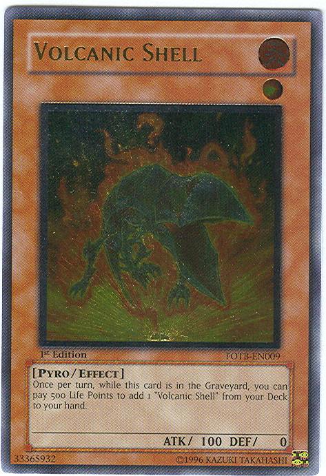 Volcanic Shell [FOTB-EN009] Ultimate Rare | Gaming Infinity