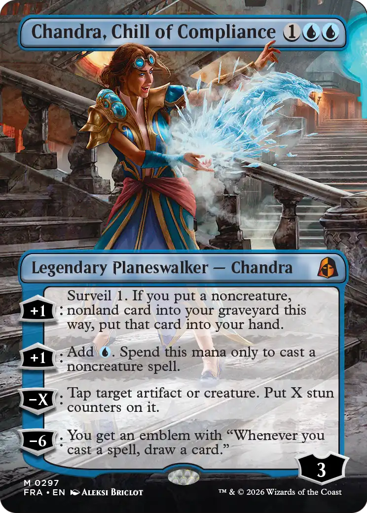Chandra, Chill of Compliance (Borderless) [Reality Fracture] | Gaming Infinity