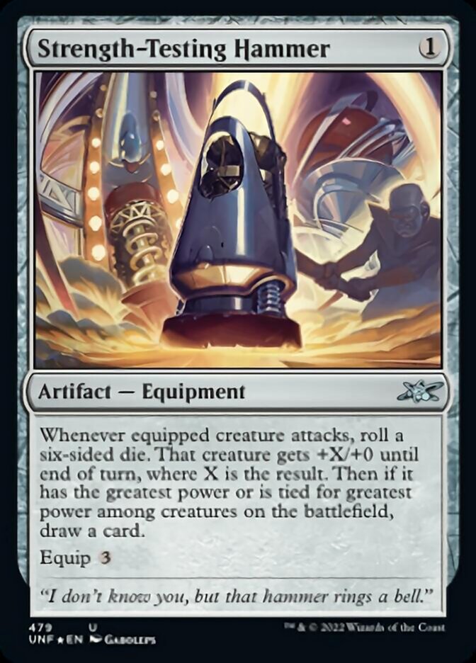 Strength-Testing Hammer (Galaxy Foil) [Unfinity] | Gaming Infinity