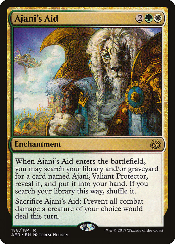 Ajani's Aid [Aether Revolt] | Gaming Infinity