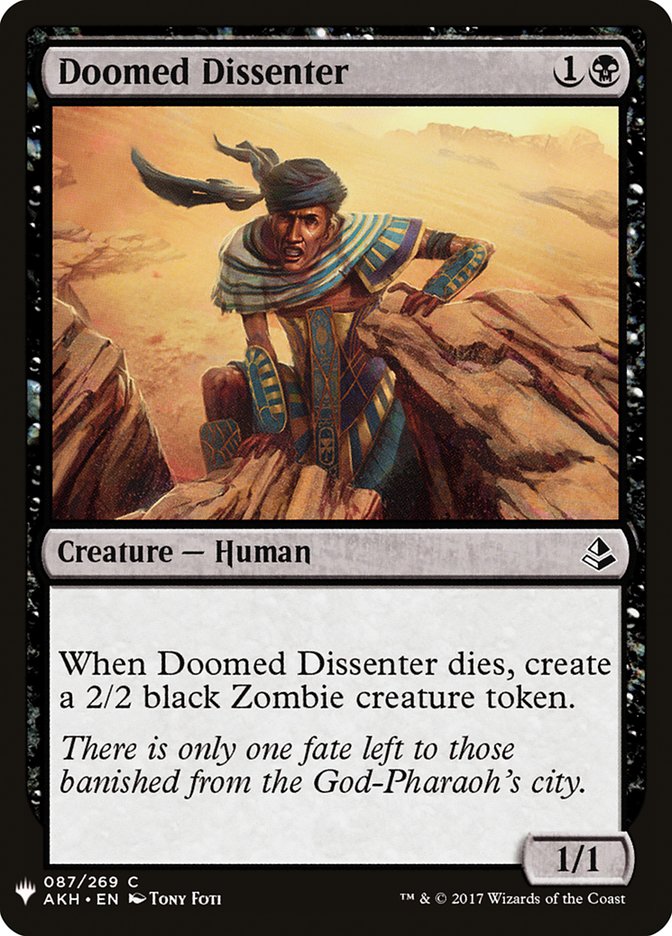 Doomed Dissenter [Mystery Booster] | Gaming Infinity