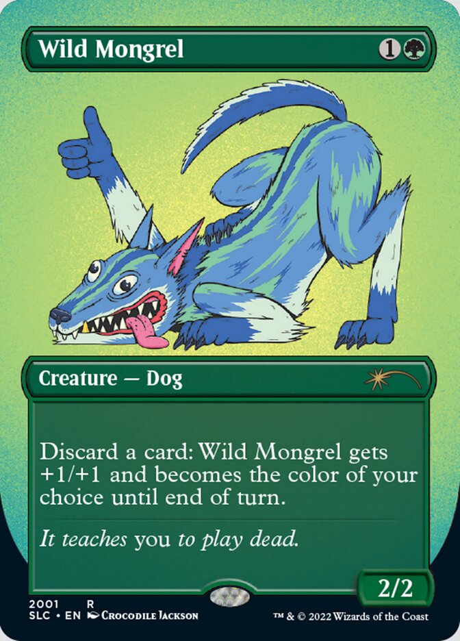 Wild Mongrel (Borderless) [Secret Lair Countdown Kit] | Gaming Infinity