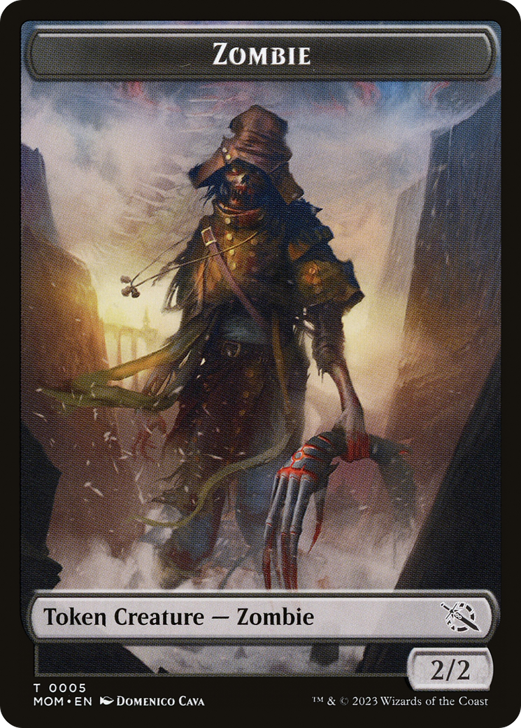 Elemental (02) // Zombie Double-Sided Token [March of the Machine Tokens] | Gaming Infinity