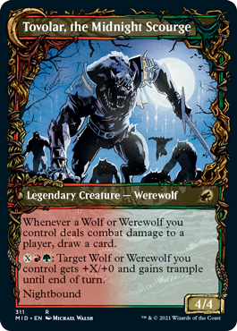 Tovolar, Dire Overlord // Tovolar, the Midnight Scourge (Showcase Equinox) [Innistrad: Midnight Hunt] | Gaming Infinity