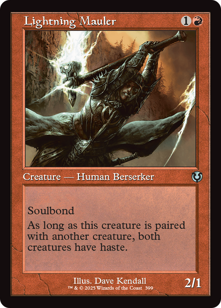 Lightning Mauler (Retro Frame) [Innistrad Remastered] | Gaming Infinity