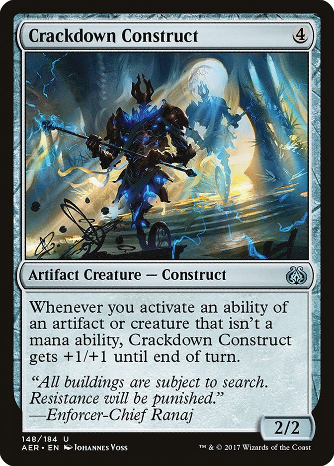 Crackdown Construct [Aether Revolt] | Gaming Infinity
