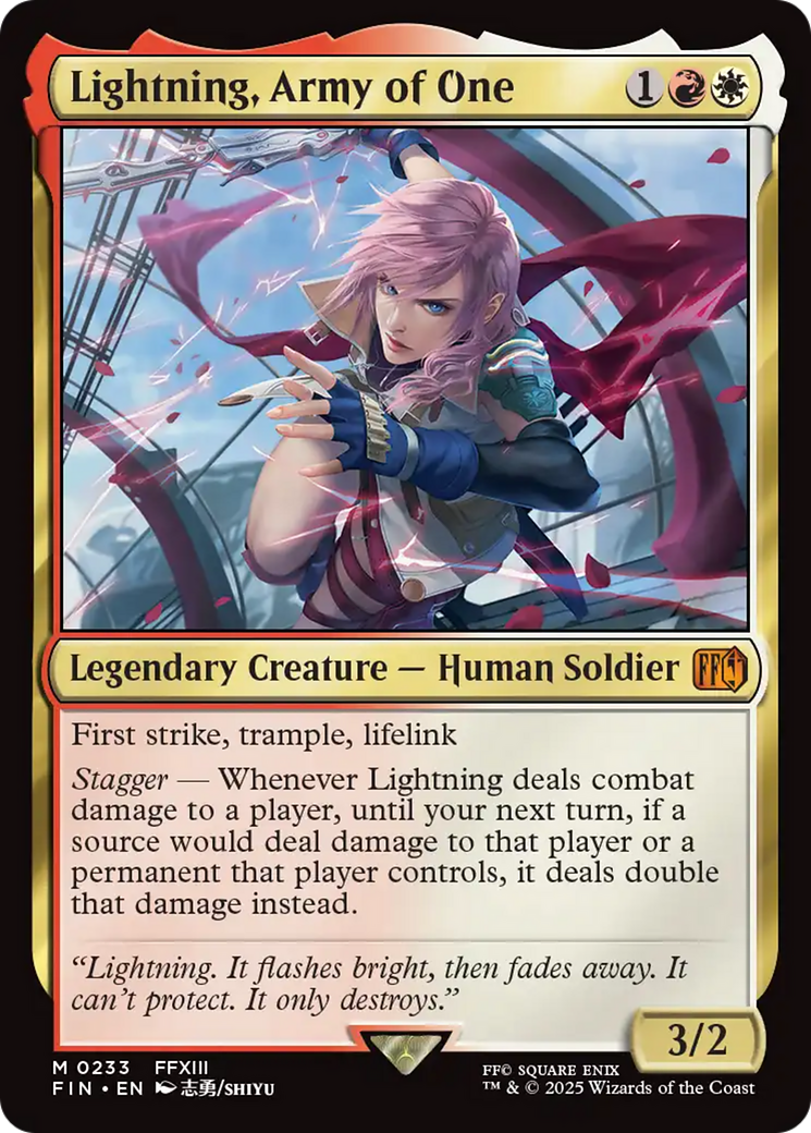 Lightning, Army of One [FINAL FANTASY] | Gaming Infinity